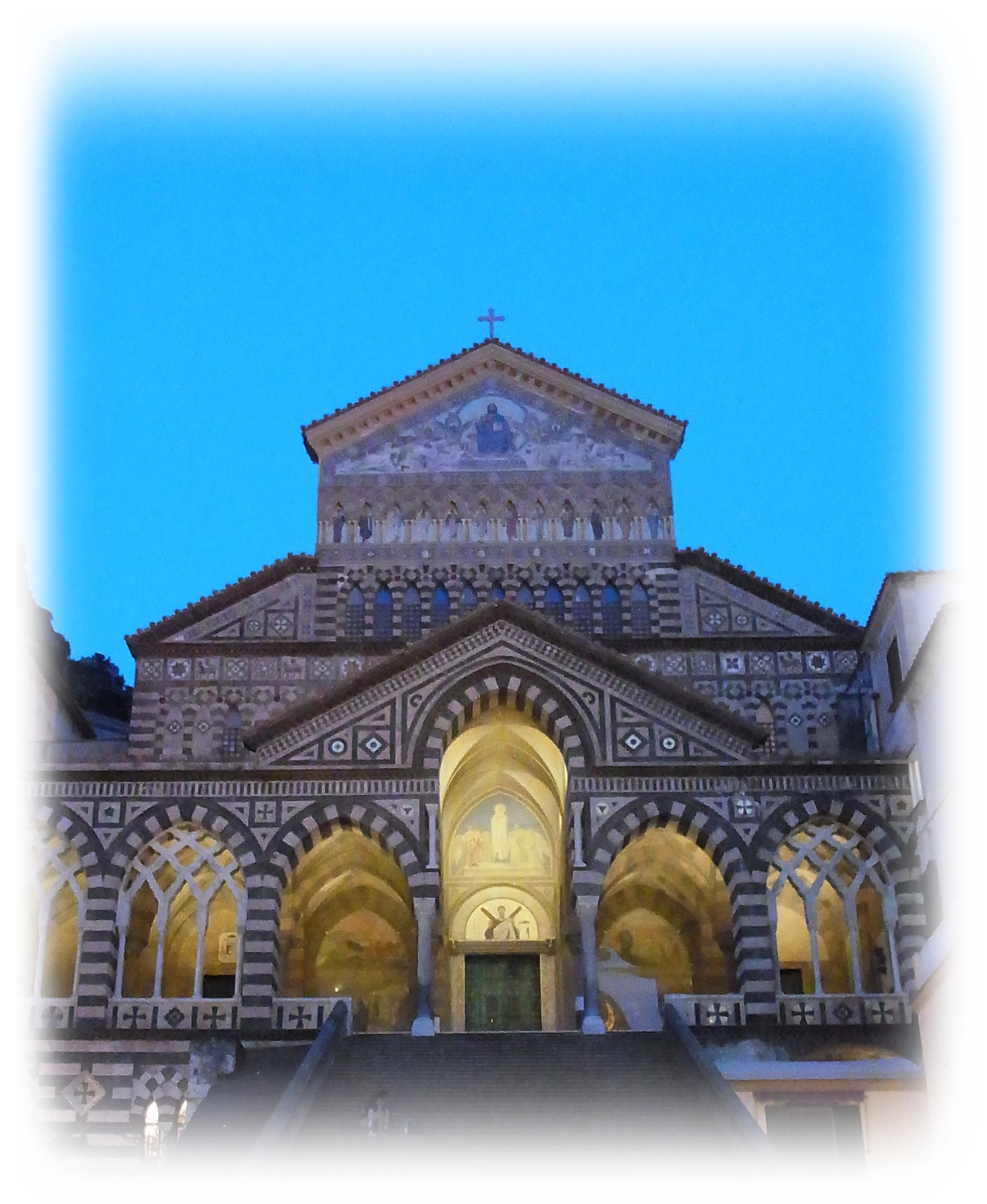 Duomo di Amalfi after dark