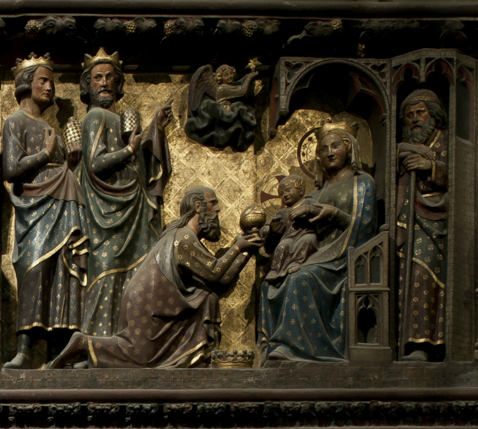 La clôture du chœur de Notre-Dame de Paris - L'adoration des Mages