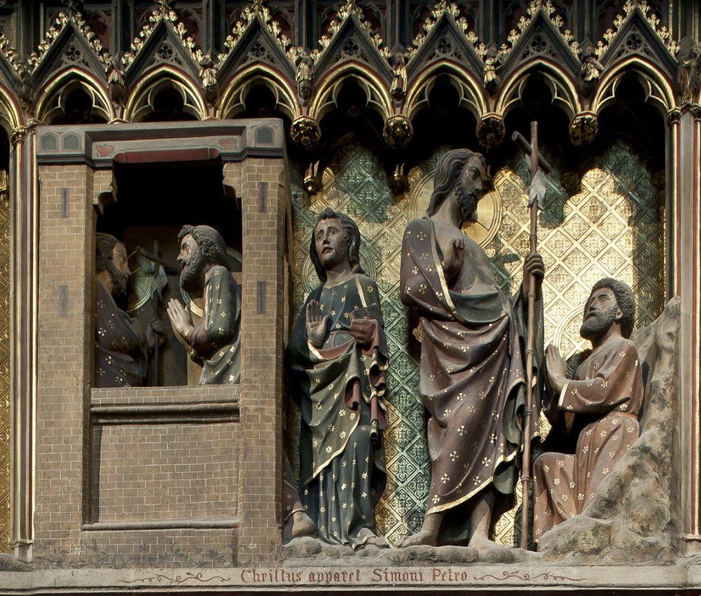 La clôture du chœur de Notre-Dame de Paris - the appearance of Christ to Simon Petro