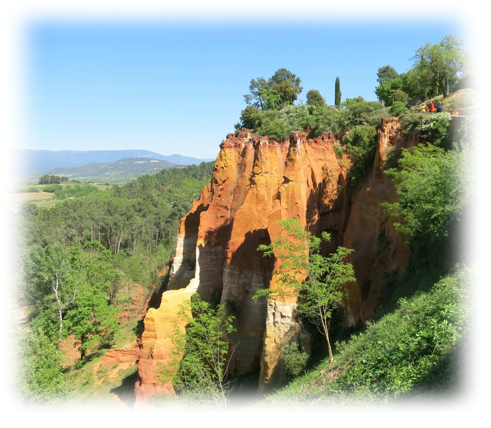 Roussillon village, ochre quarry