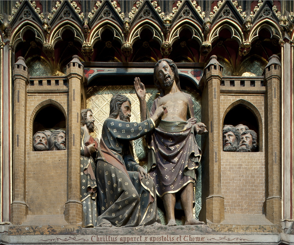 La clôture du chœur de Notre-Dame de Paris - the incredulity of St. Thomas