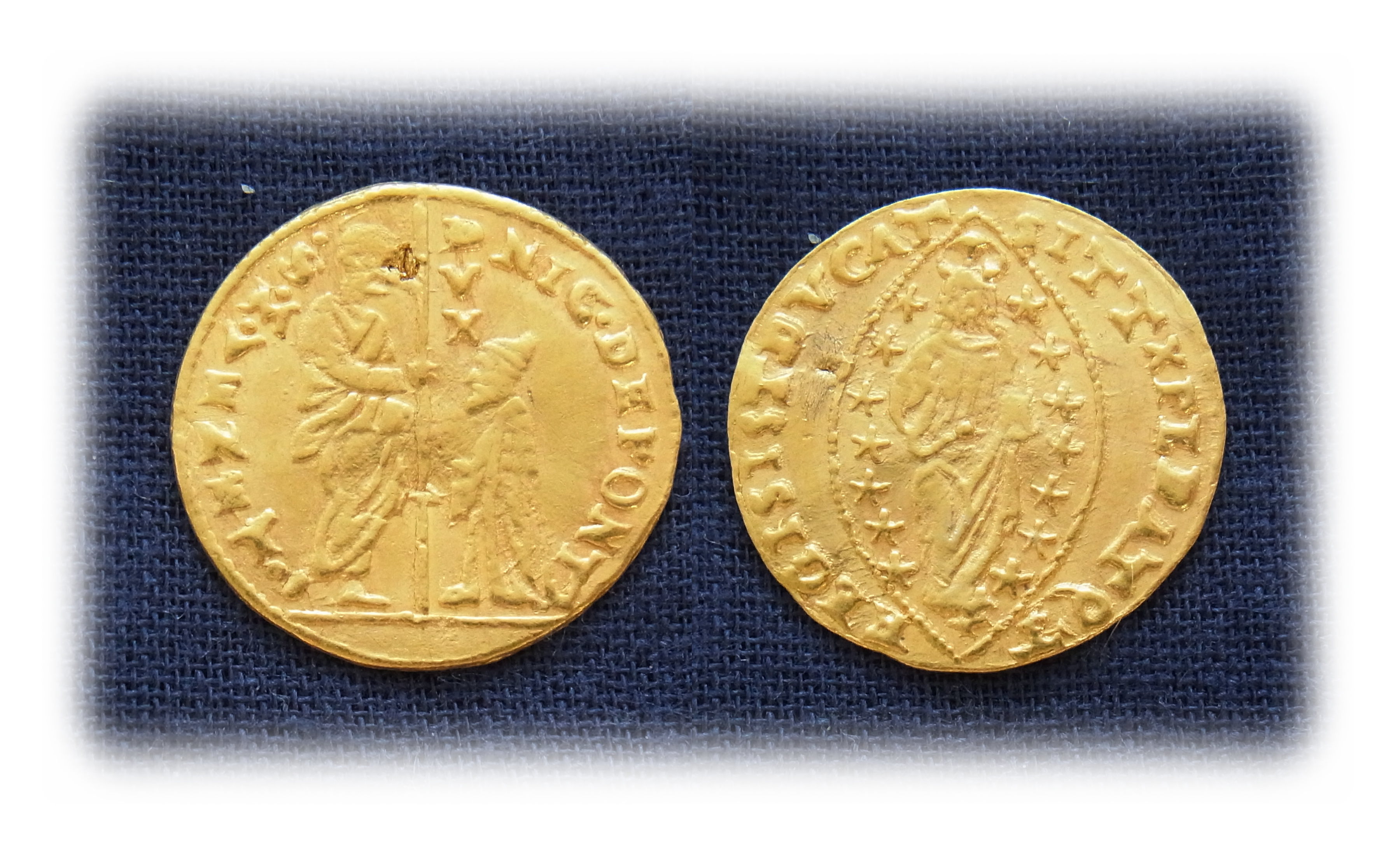 Gold coin of Republic of Venice, Zecchino, Nicolò da Ponte，Doge of Venice